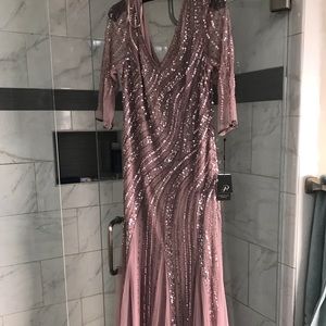 Beautiful Dusty Rose gown